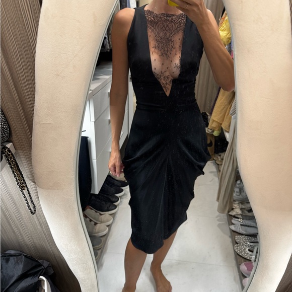 Alexander McQueen Dresses & Skirts - Alexander McQueen  Black lace  Dress